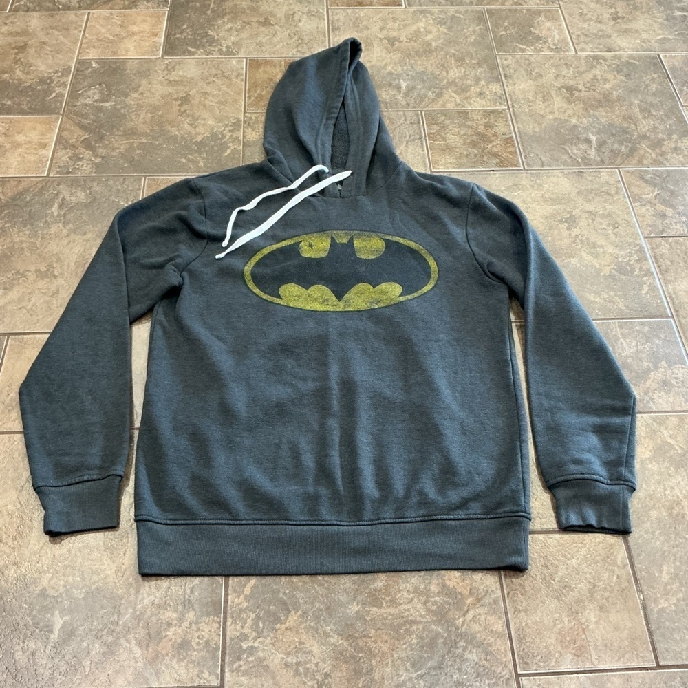 🥵 Gray Batman Hoodie super hero small